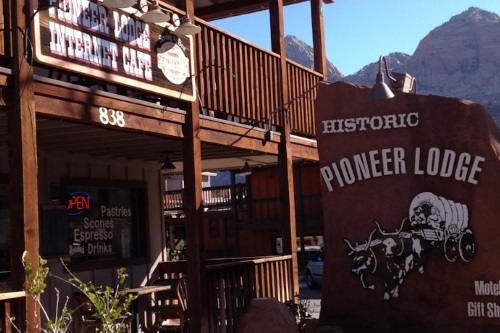 Zion Park Pioneer Lodge buitenkant
